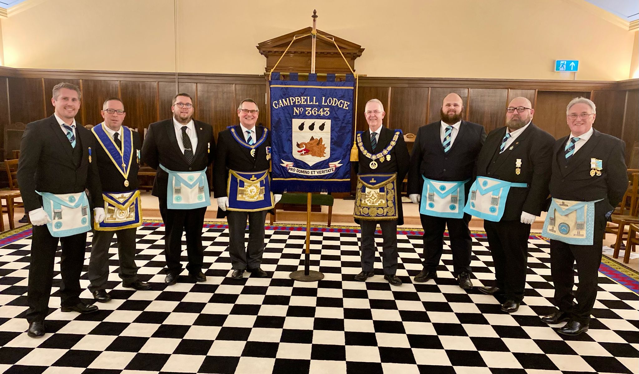 Banner rededication in Worcestershire
